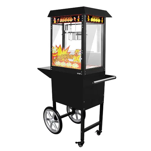 Popcornmachine met trolley (Starterspakket 25XL/50 porties)
